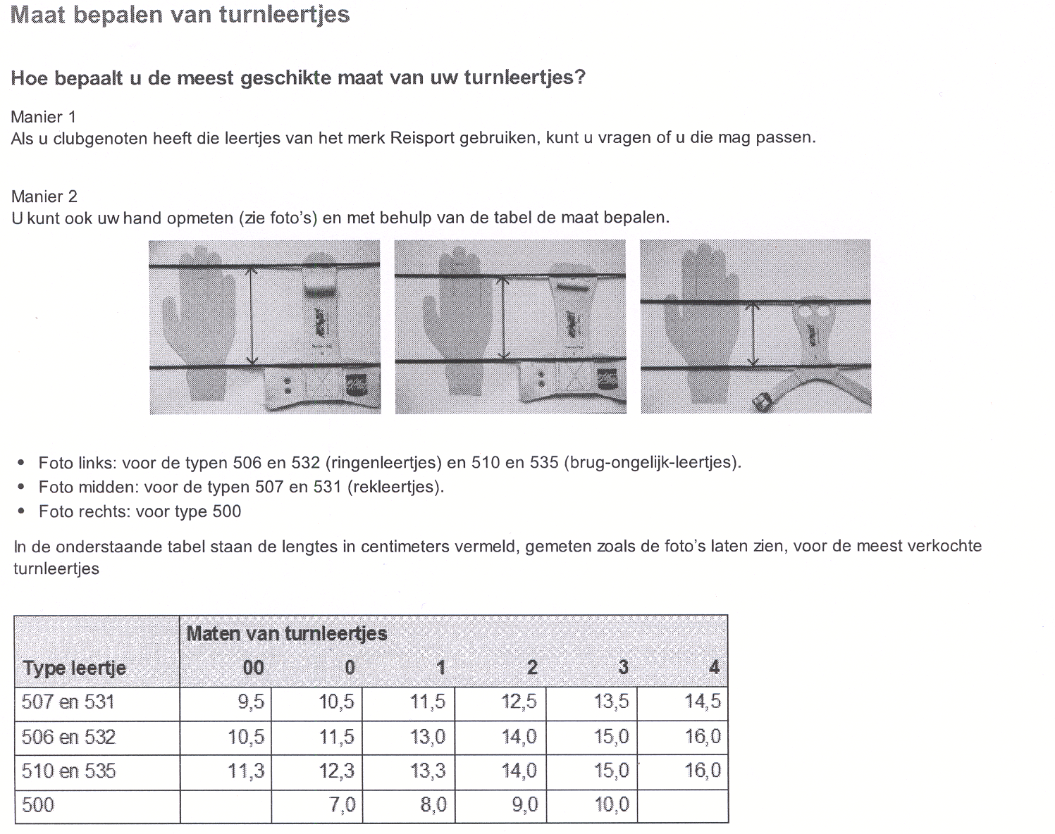 Turnleertje RS-500 beginners.
